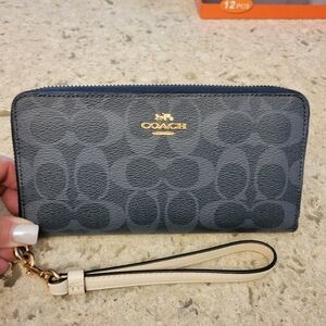 Coach Large Zip Around Wallet.